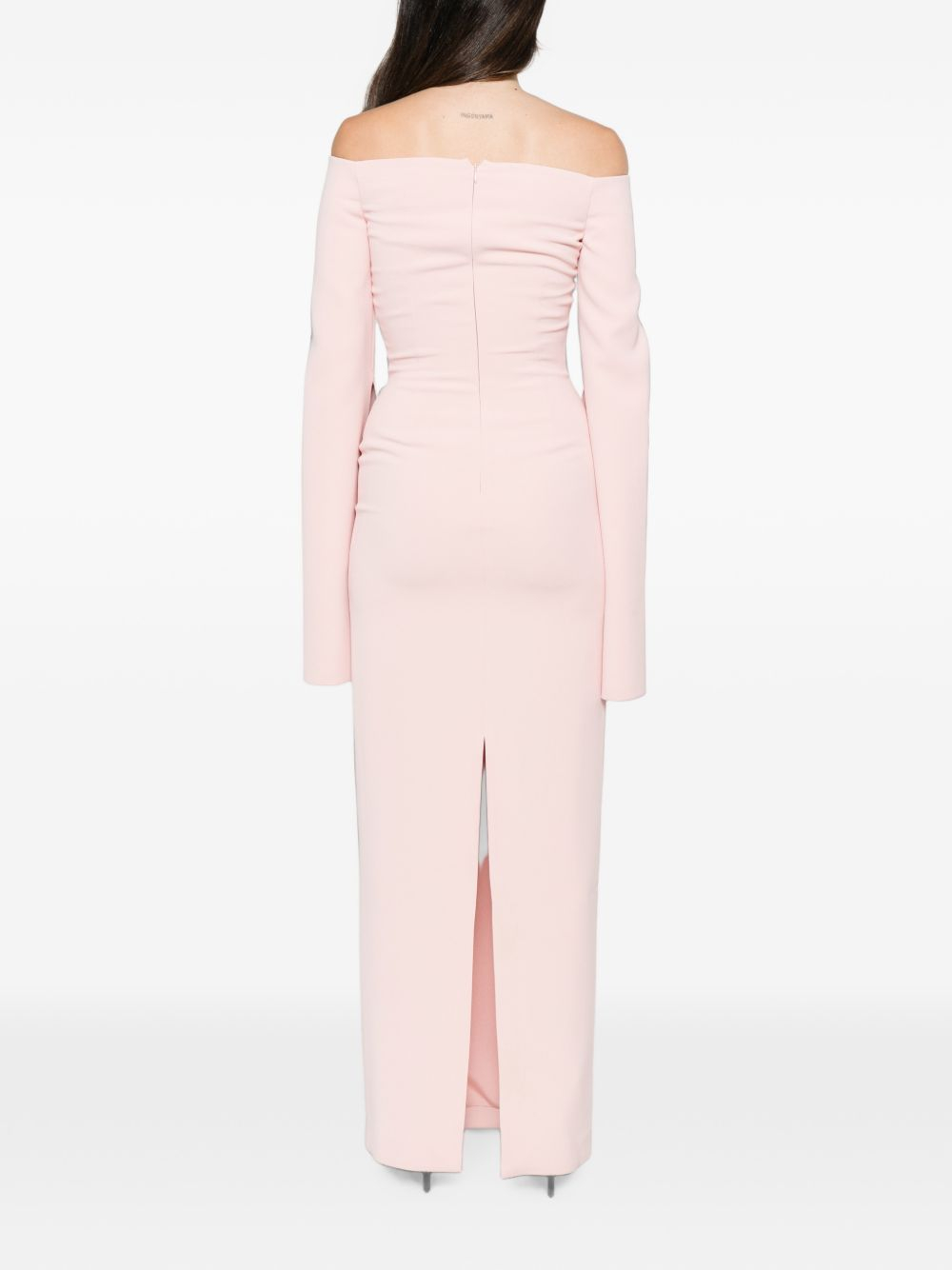[Solace London] Long sleeve dress FW26 OS49015PALEPINK