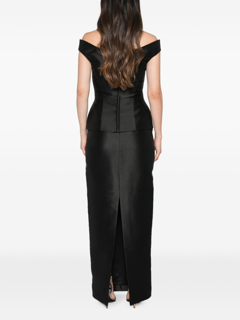 [Solace London] Sleeveless dress FW26 OS49024BLACK