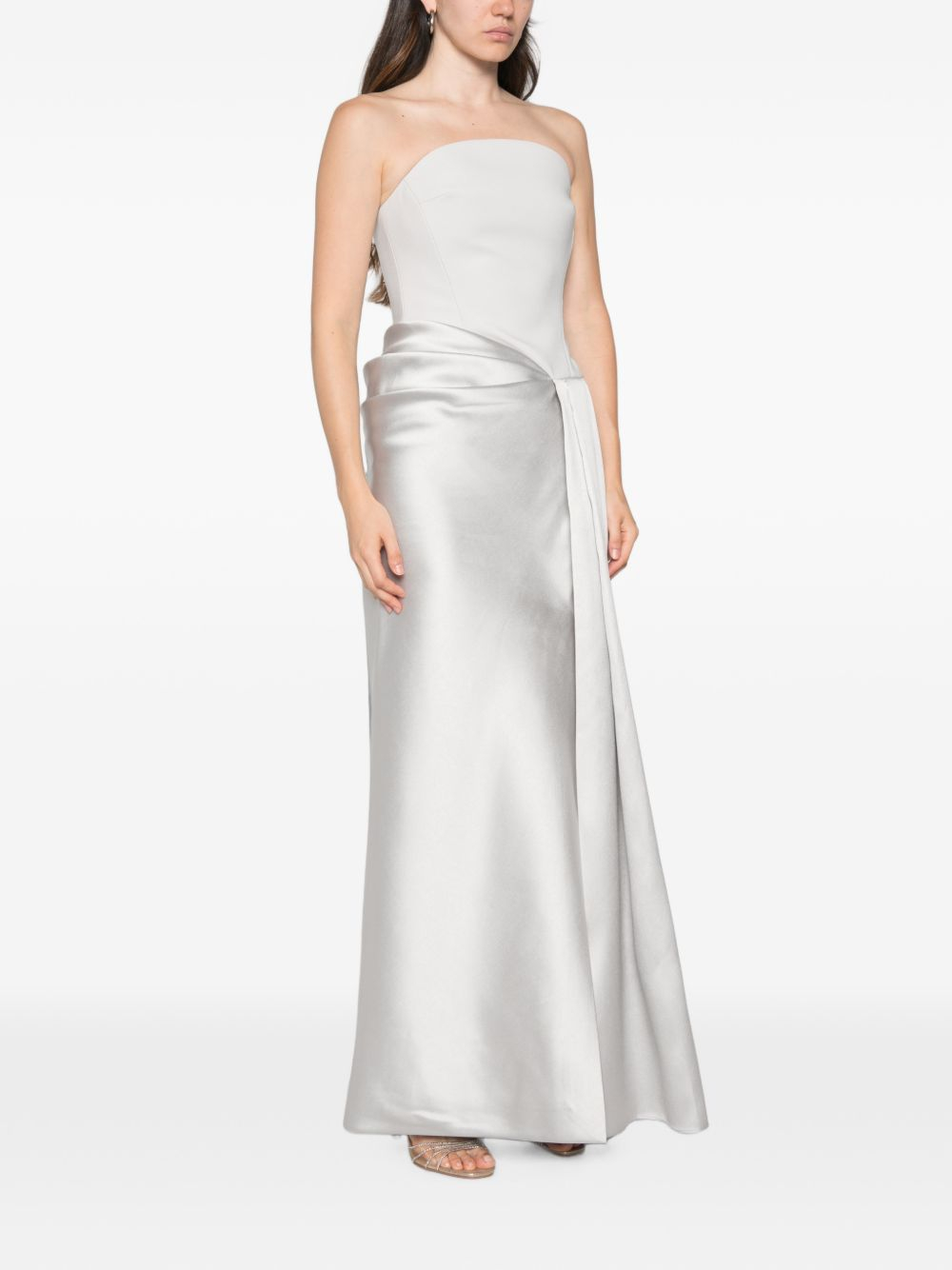 [Solace London] Sleeveless dress FW26 OS49004PLATINUM