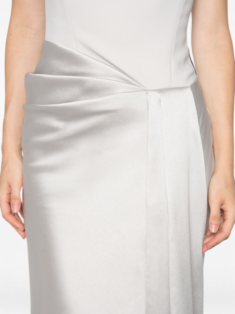 [Solace London] Sleeveless dress FW26 OS49004PLATINUM