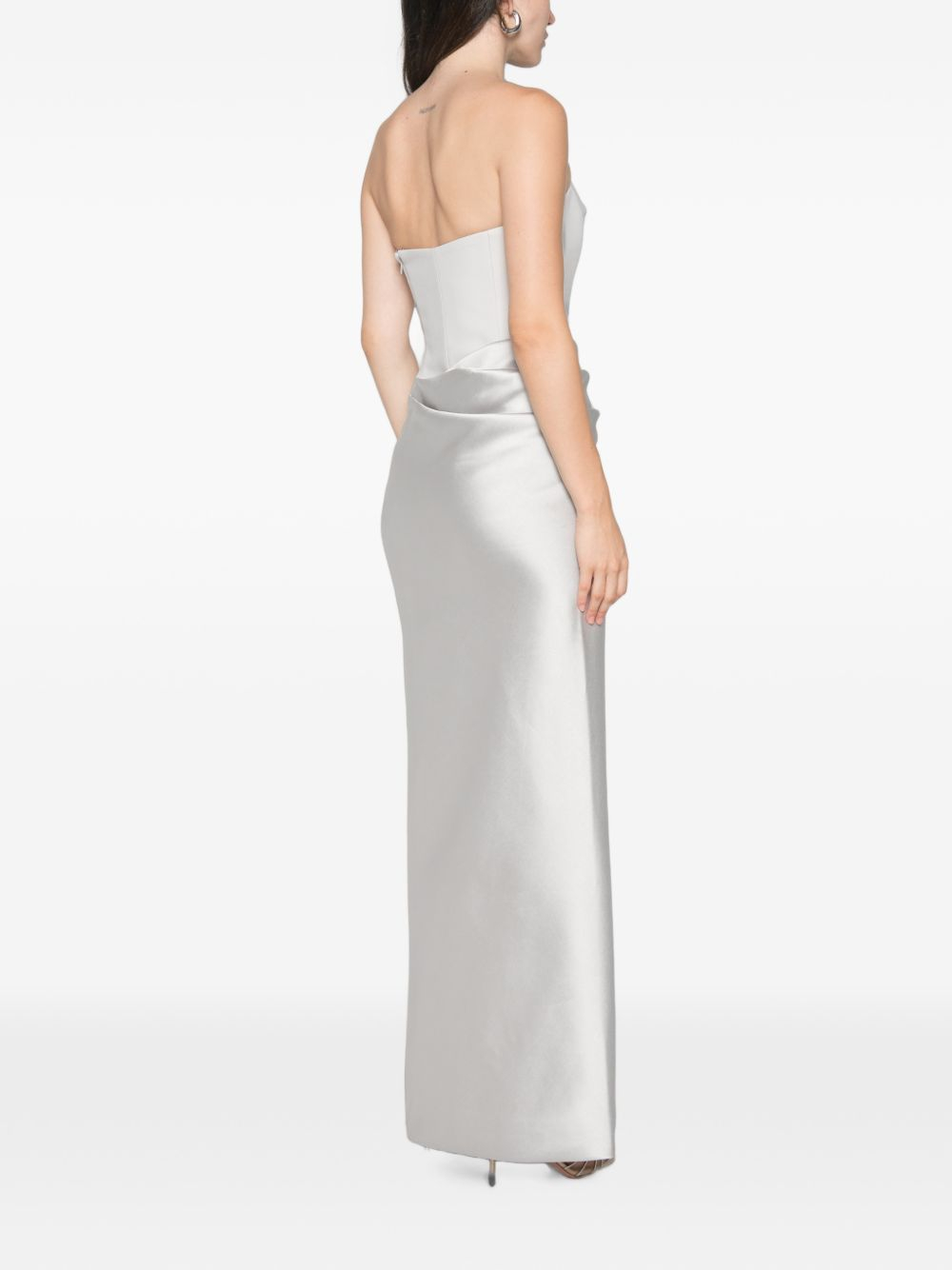 [Solace London] Sleeveless dress FW26 OS49004PLATINUM