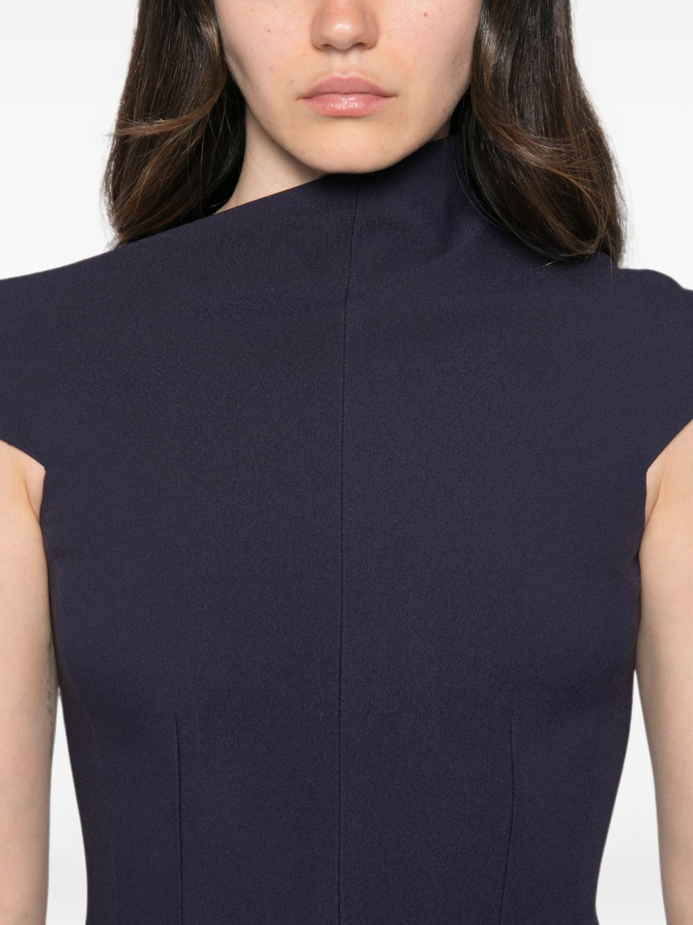 [Solace London] Sleeveless dress FW26 OS49022NAVY