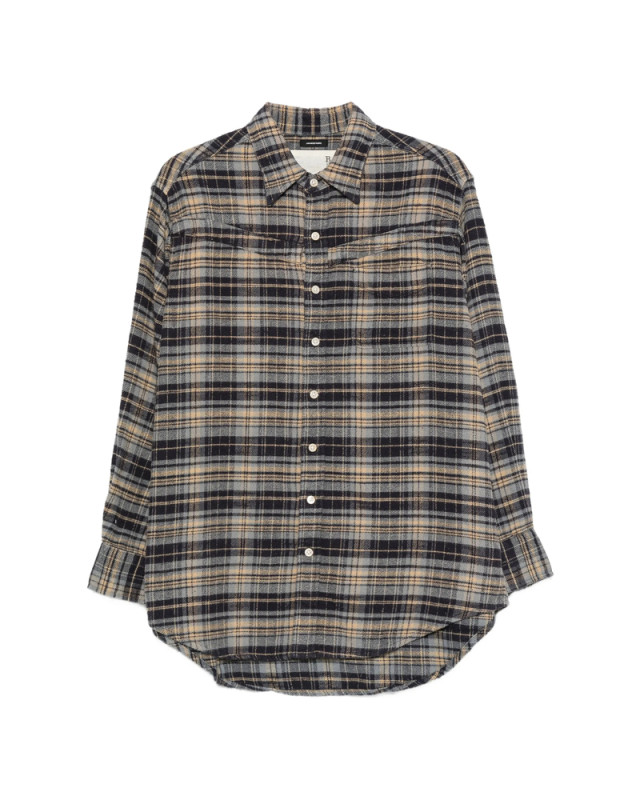 [R13] Shirts Long Sleeve FW26 R13WR686 R857B BLUE