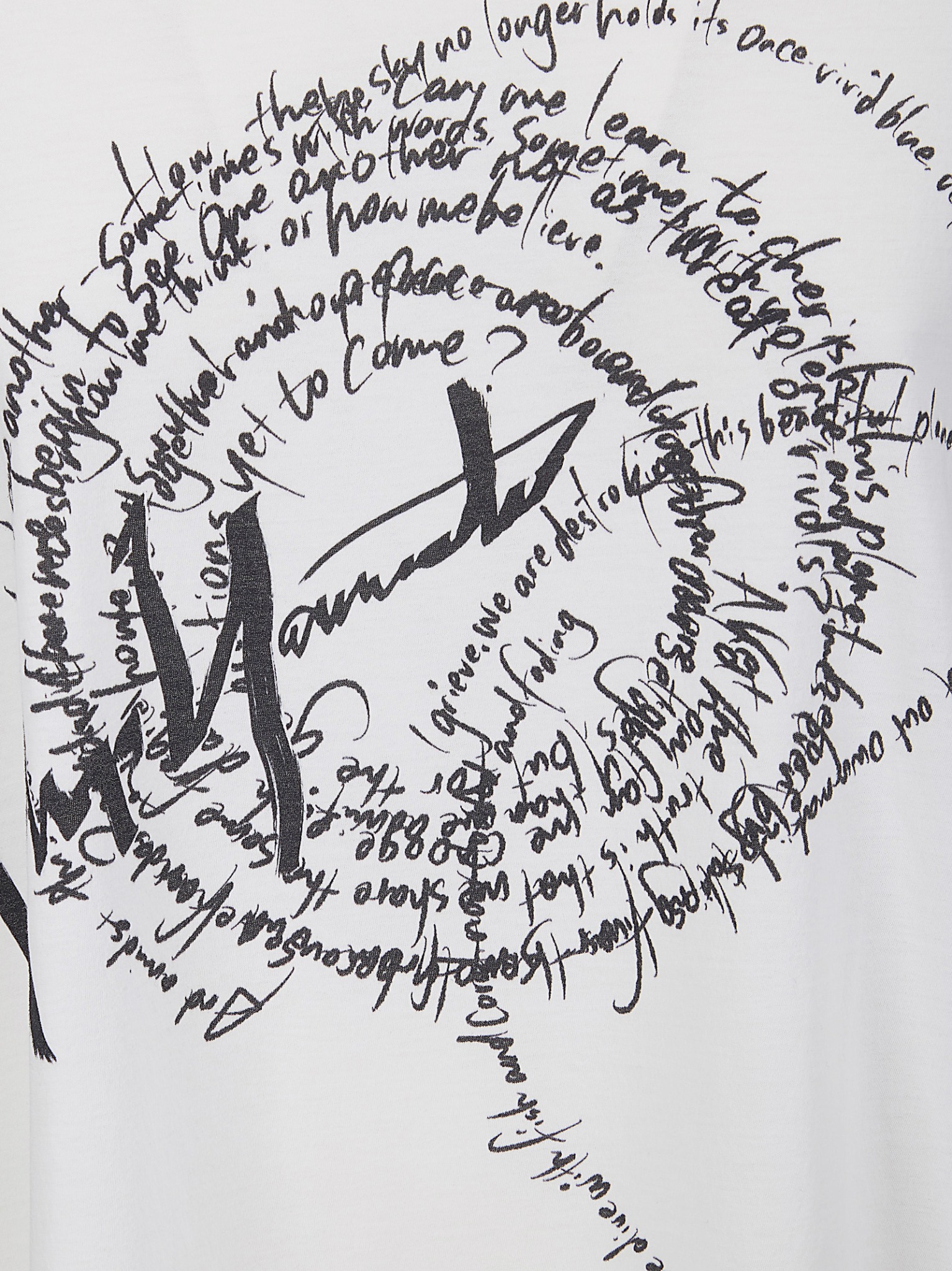 [YOHJI YAMAMOTO] T-shirts Short Sleeve SS26 FKT84088 1