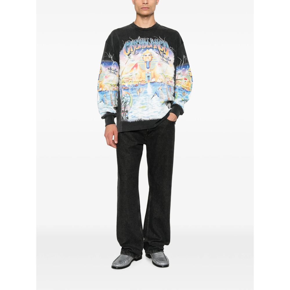 [Casablanca] Sweatshirt FW26 PF26-JTS-062 01 EGYPT