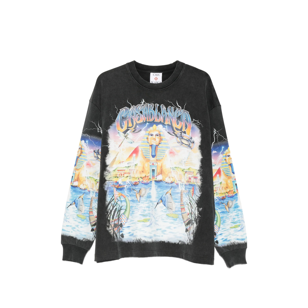 [Casablanca] Sweatshirt FW26 PF26-JTS-062 01 EGYPT