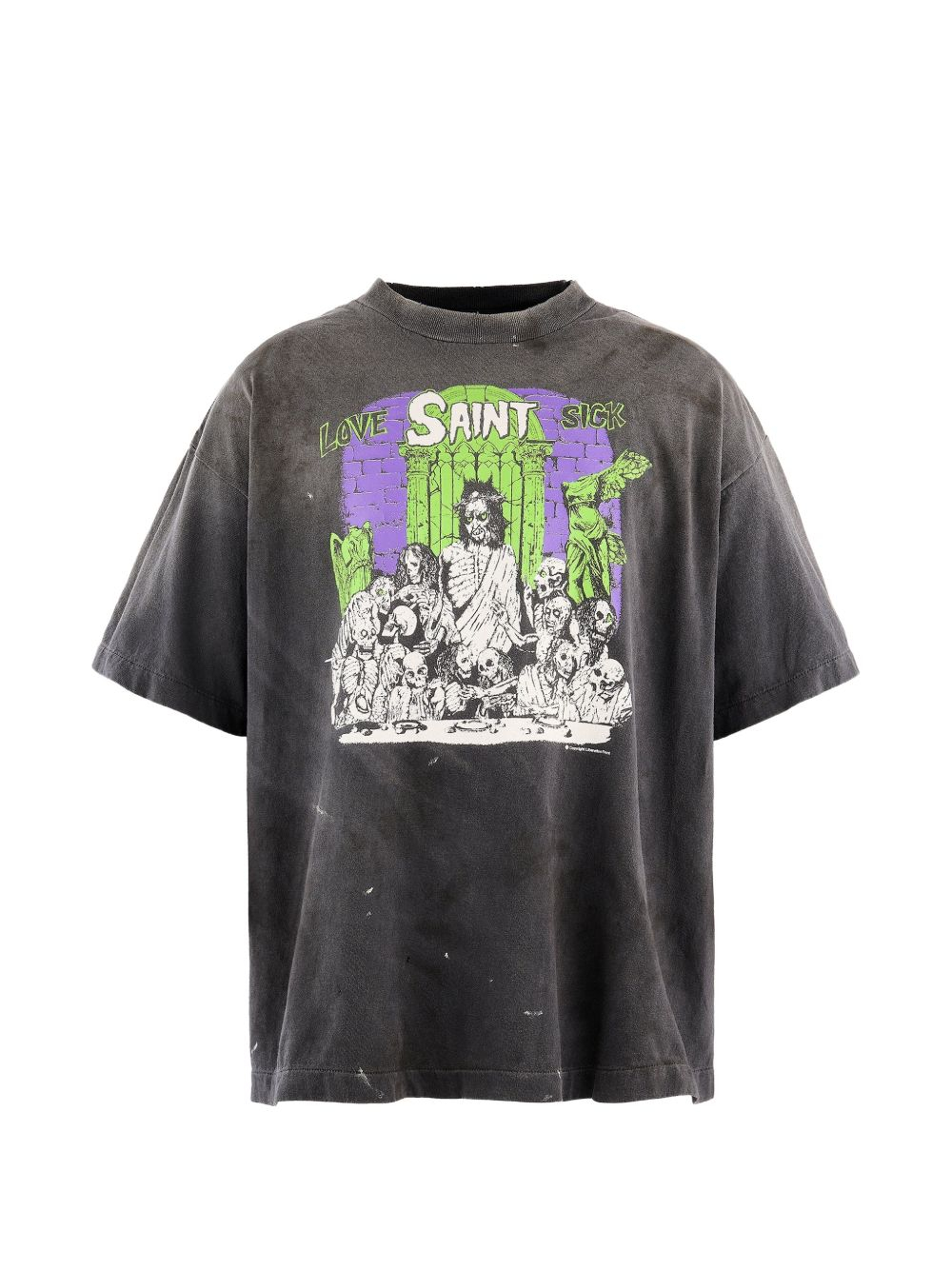 [SAINT MICHAEL] T-shirts Short Sleeve FW26 SMMK10000003BLACK