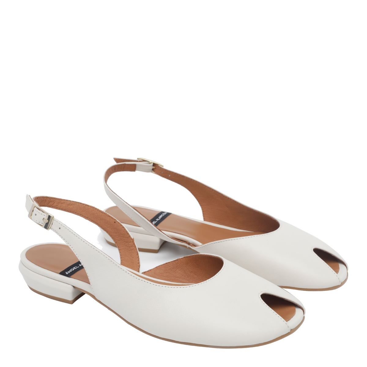 [ANGEL ALARCON] Pumps SS26 26060220BZAPATOS BLANCOS