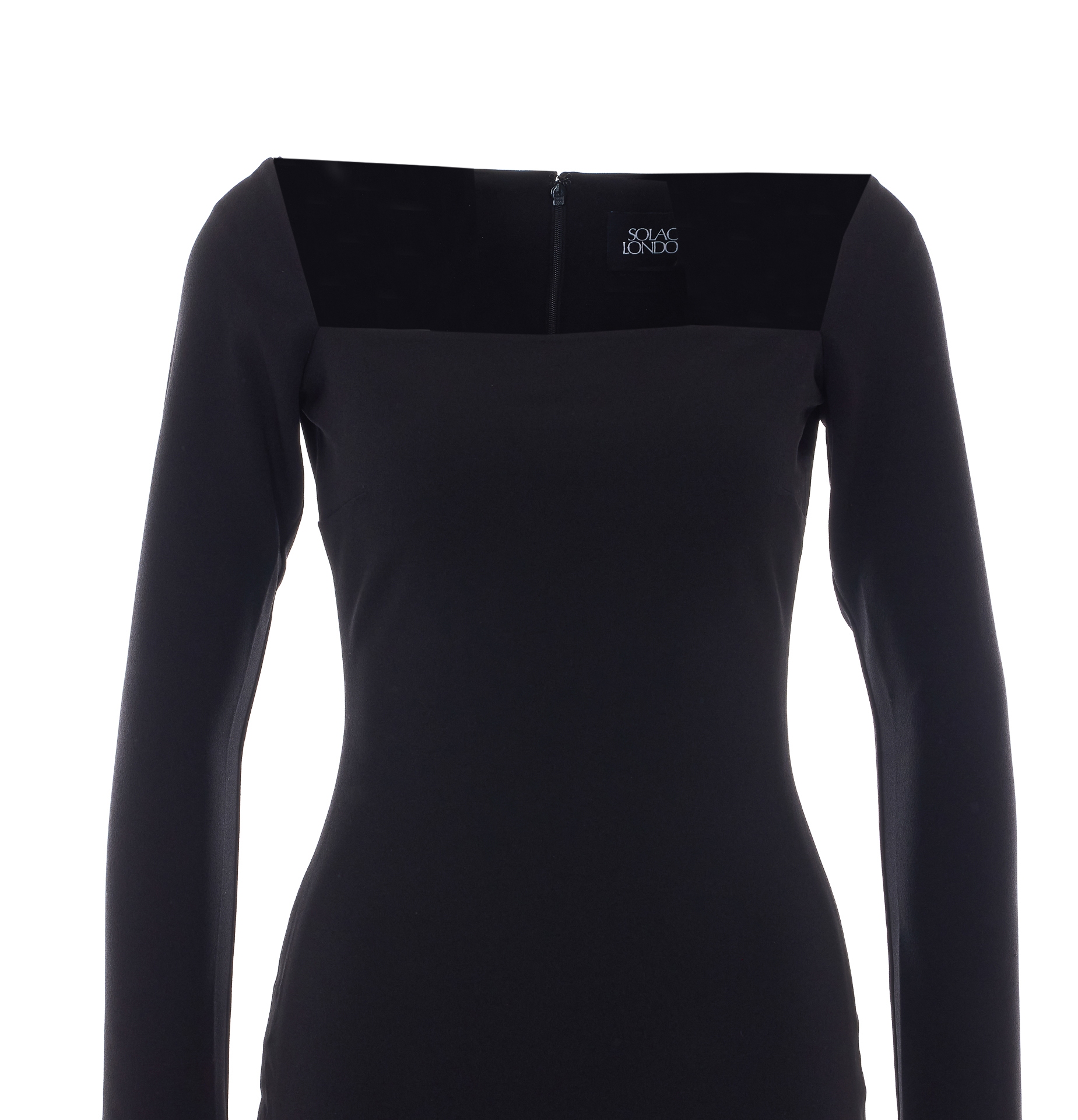 [Solace London] Long sleeve dress SS26 OS47029BLACK