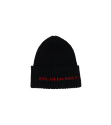 [RUSLAN BAGINSKIY] Beanie FW26 BN033034PF26 WARUBLACK