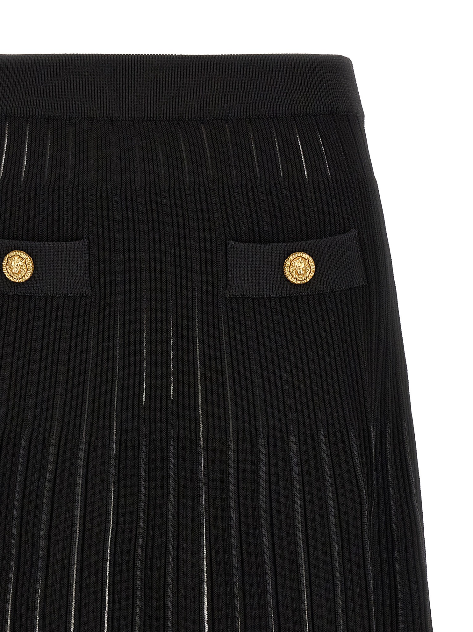 [Balmain] Mini skirt FW26 HF1LBB53KK100PA