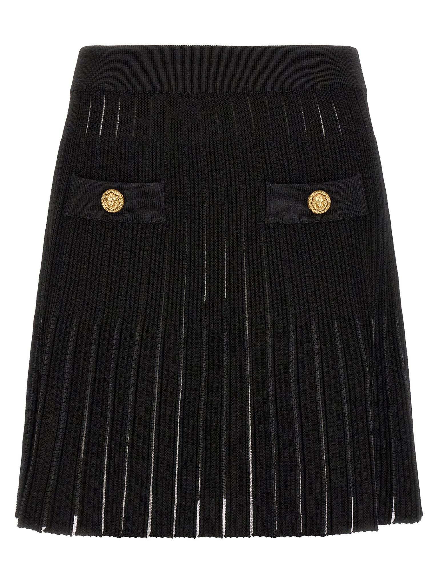 [Balmain] Mini skirt FW26 HF1LBB53KK100PA