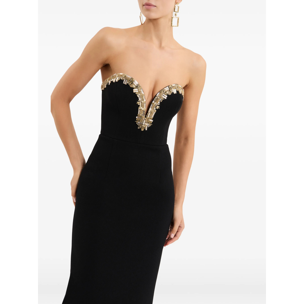 [Rebecca Vallance] Sleeveless dress FW26 2602-1589  BLACK