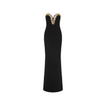 [Rebecca Vallance] Sleeveless dress FW26 2602-1589  BLACK