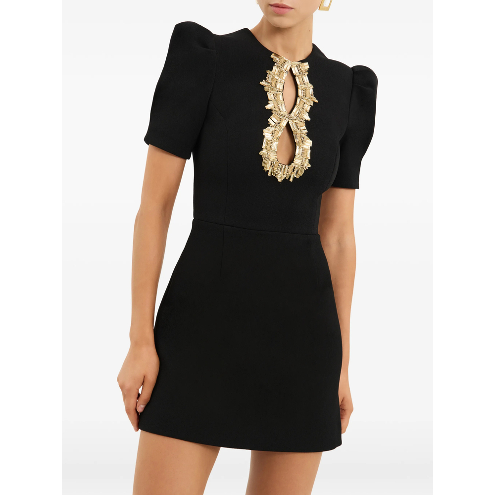 [Rebecca Vallance] Short sleeve dress FW26 2602-1590  BLACK