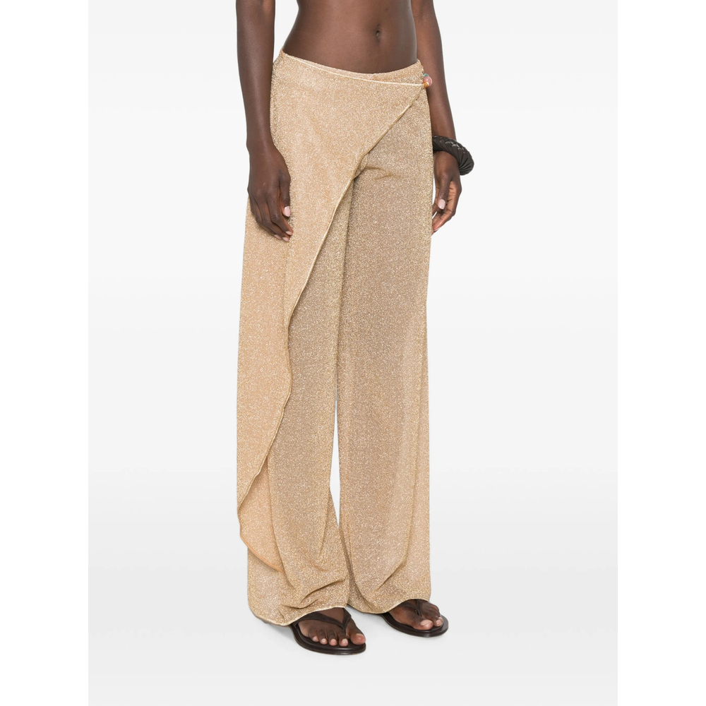 [OSEREE] Trousers FW26 GLF268 LUREX GOLD