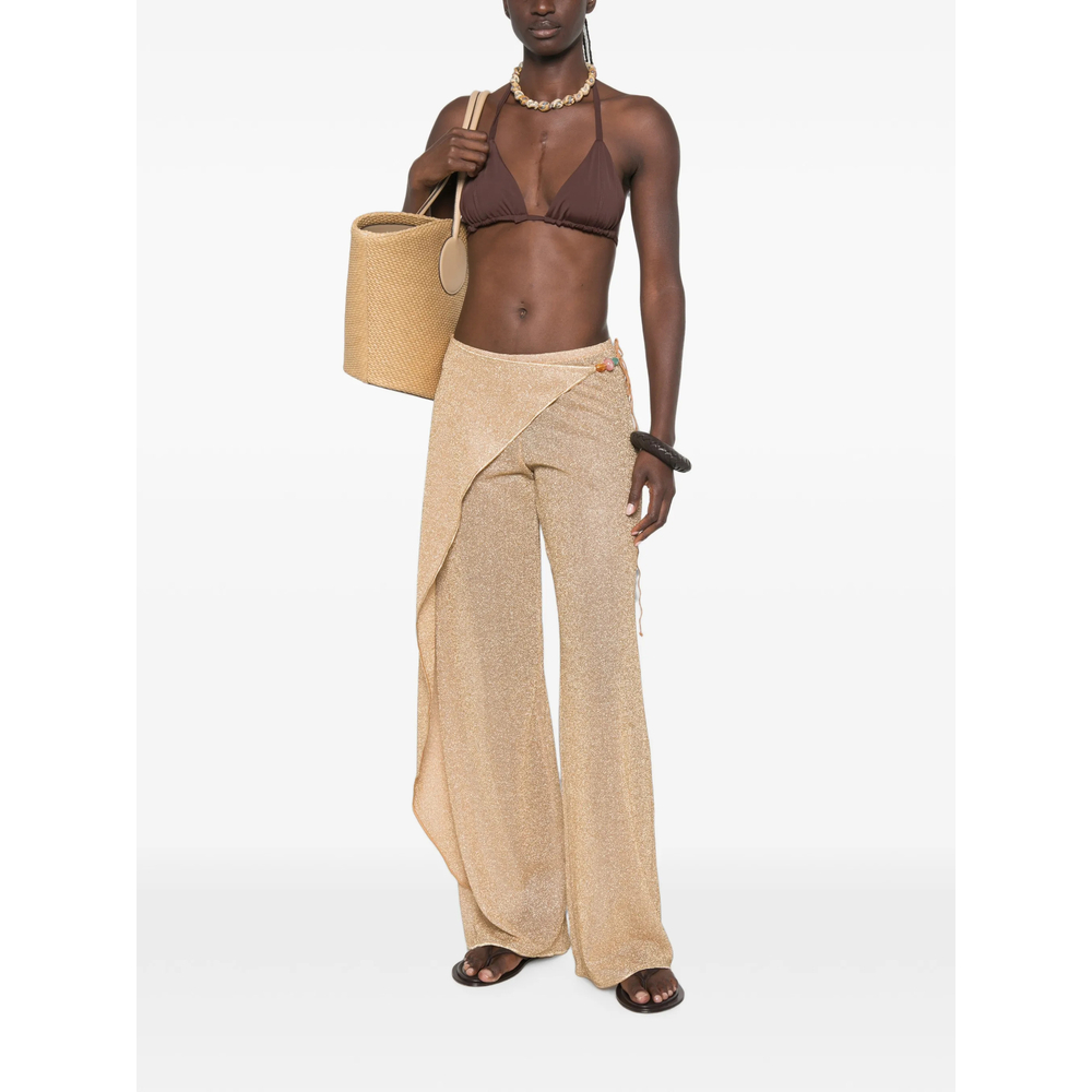 [OSEREE] Trousers FW26 GLF268 LUREX GOLD