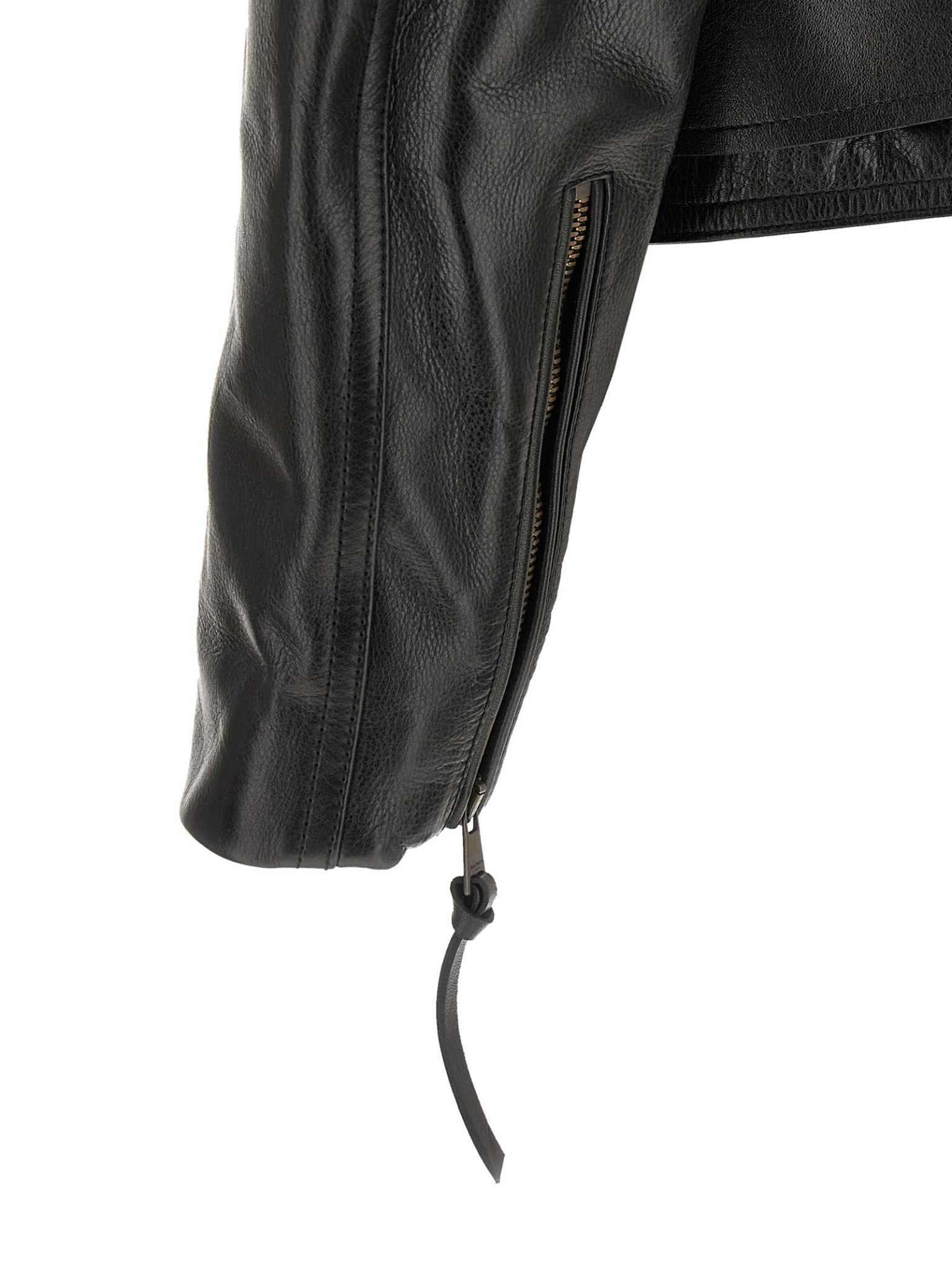 [Balmain] Leather Jacket FW26 HH1TD580LE430PA