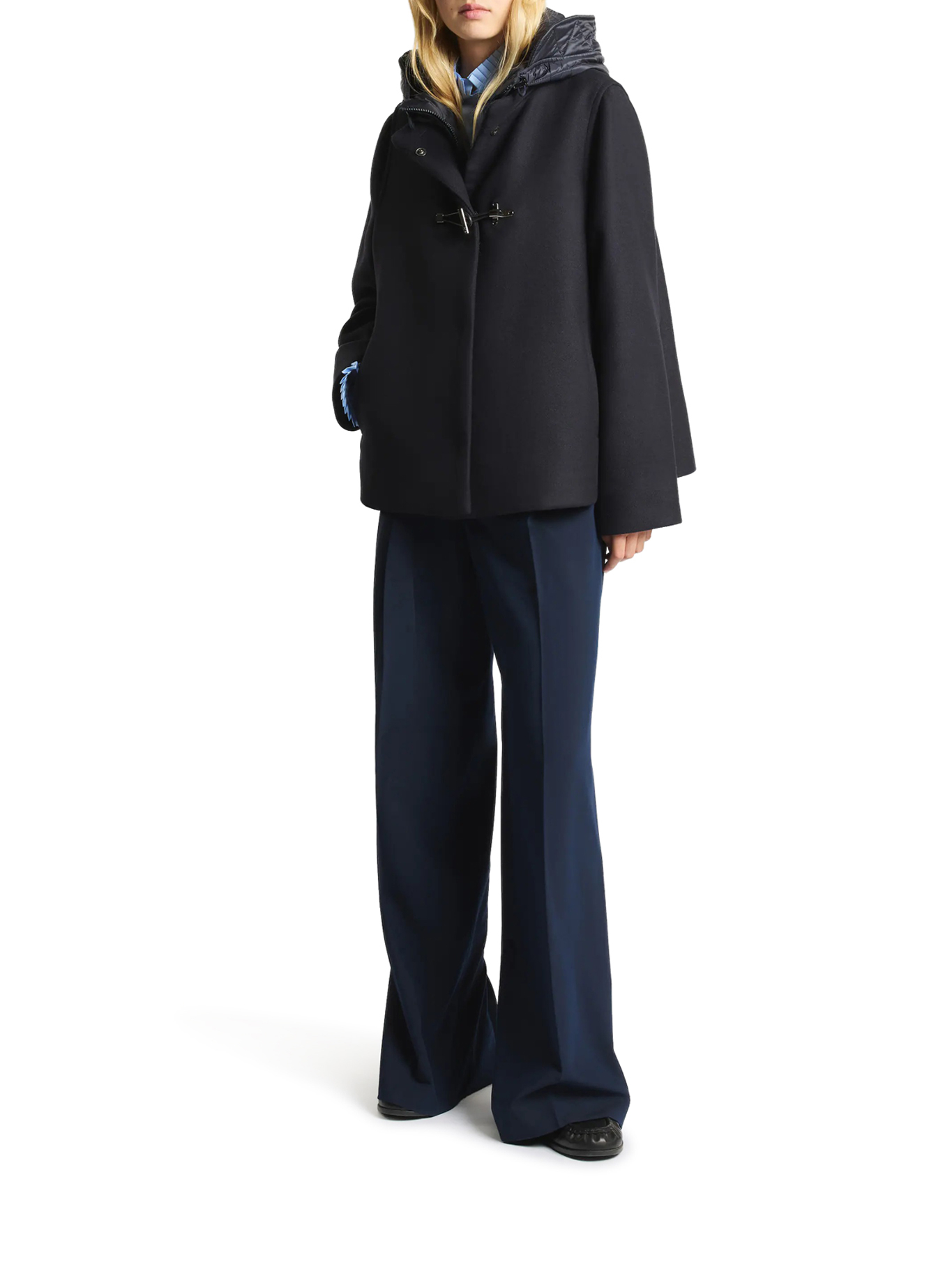 [FAY ARCHIVE ] Down jacket FW26 NAW59533730YMVU809U809 BLUE PETROLIO