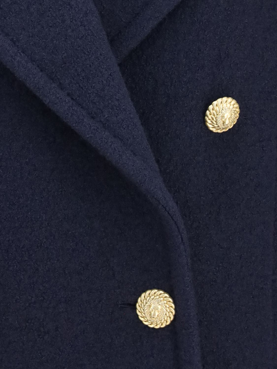 [Balmain] Coat FW26 HF1UA205WC70 6UC