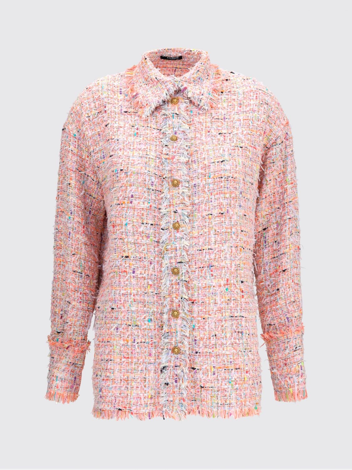 [Balmain] Shirts Long Sleeve FW26 HF1HD005XM17 AAA