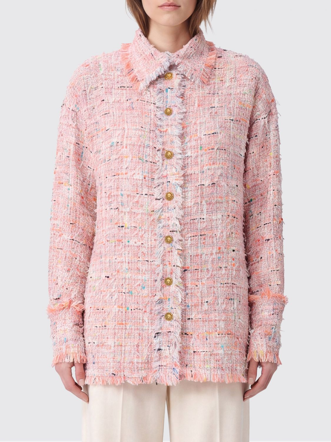 [Balmain] Shirts Long Sleeve FW26 HF1HD005XM17 AAA