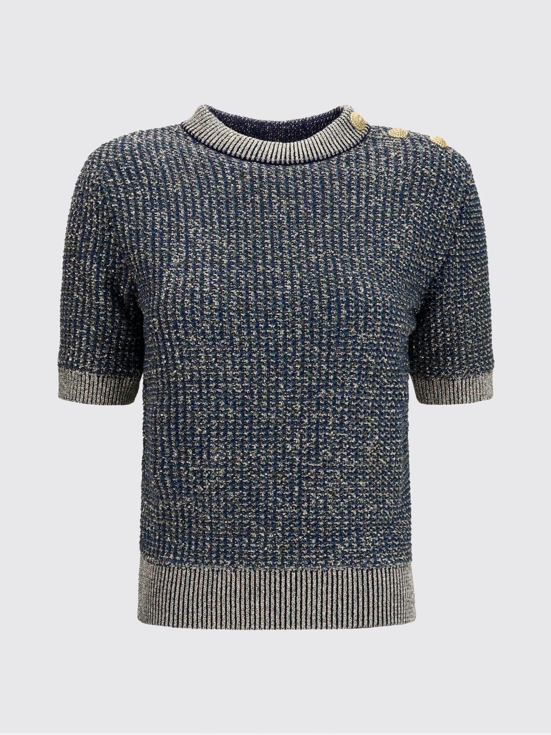 [Balmain] Knitwear FW26 HF1ALB60KK13 SQH
