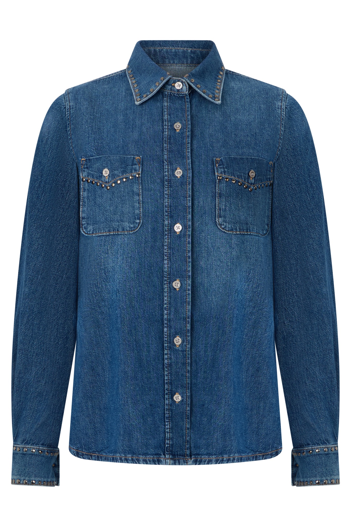 [7 FOR ALL MANKIND] Shirts Long Sleeve SS26 7U84TC21_U721C