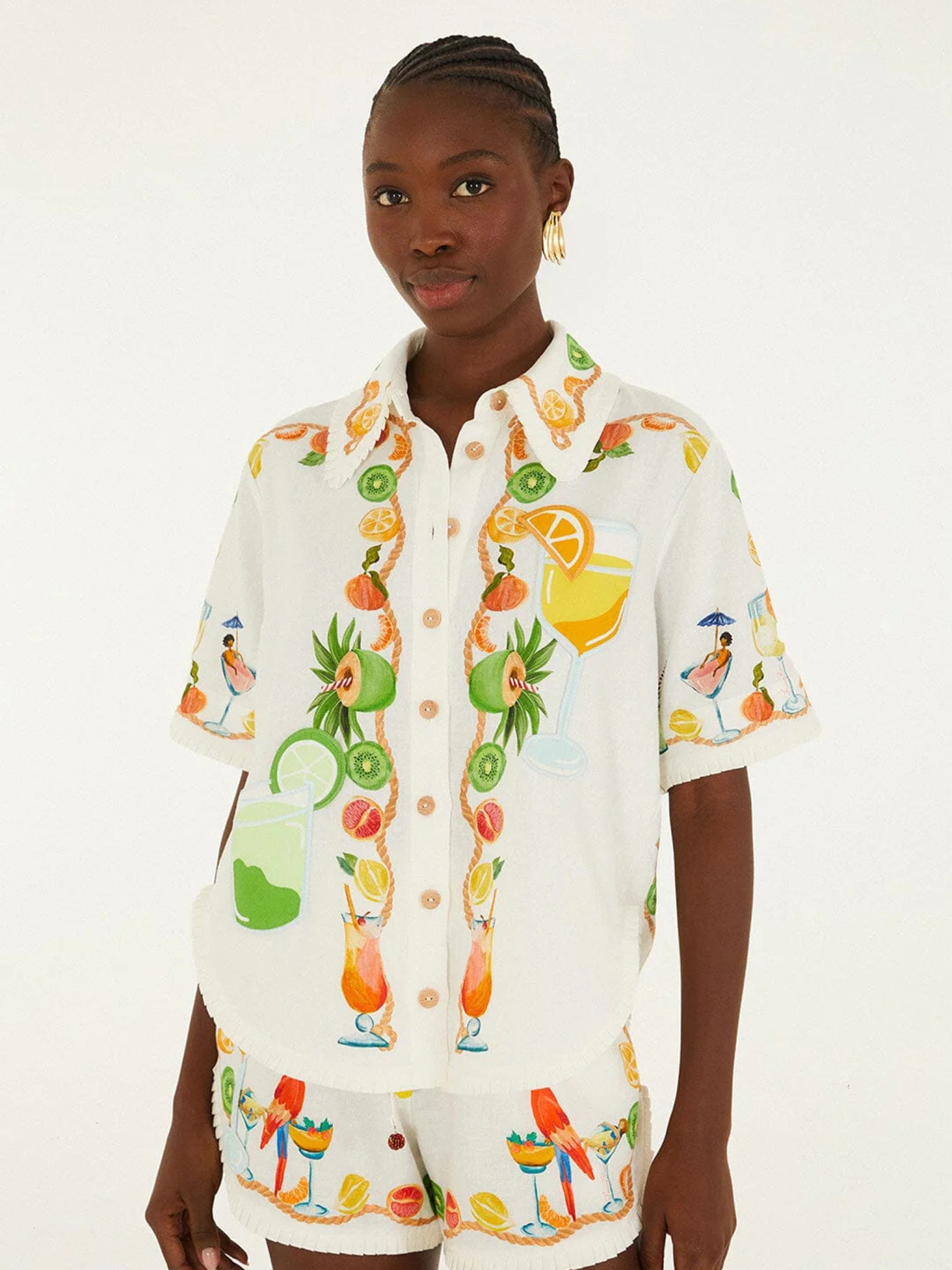 [Farm Rio] Shirts Short Sleeve FW26 35554425195