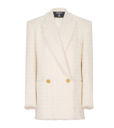 [Balmain] Tweed jacket SS26 GF0SI661XL96-0FA
