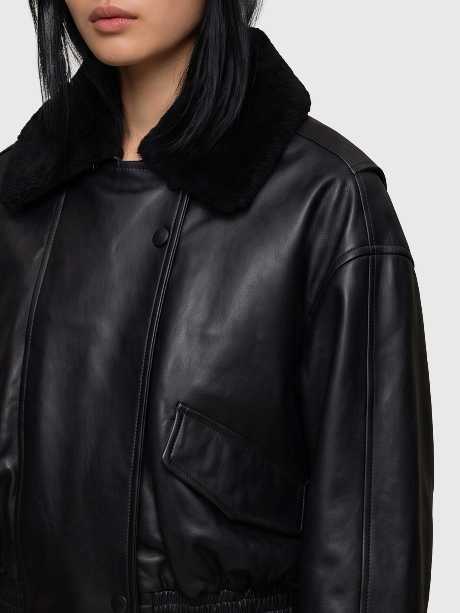 [IVY OAK] Casual Jacket FW26 IO118071_30600079_BK999