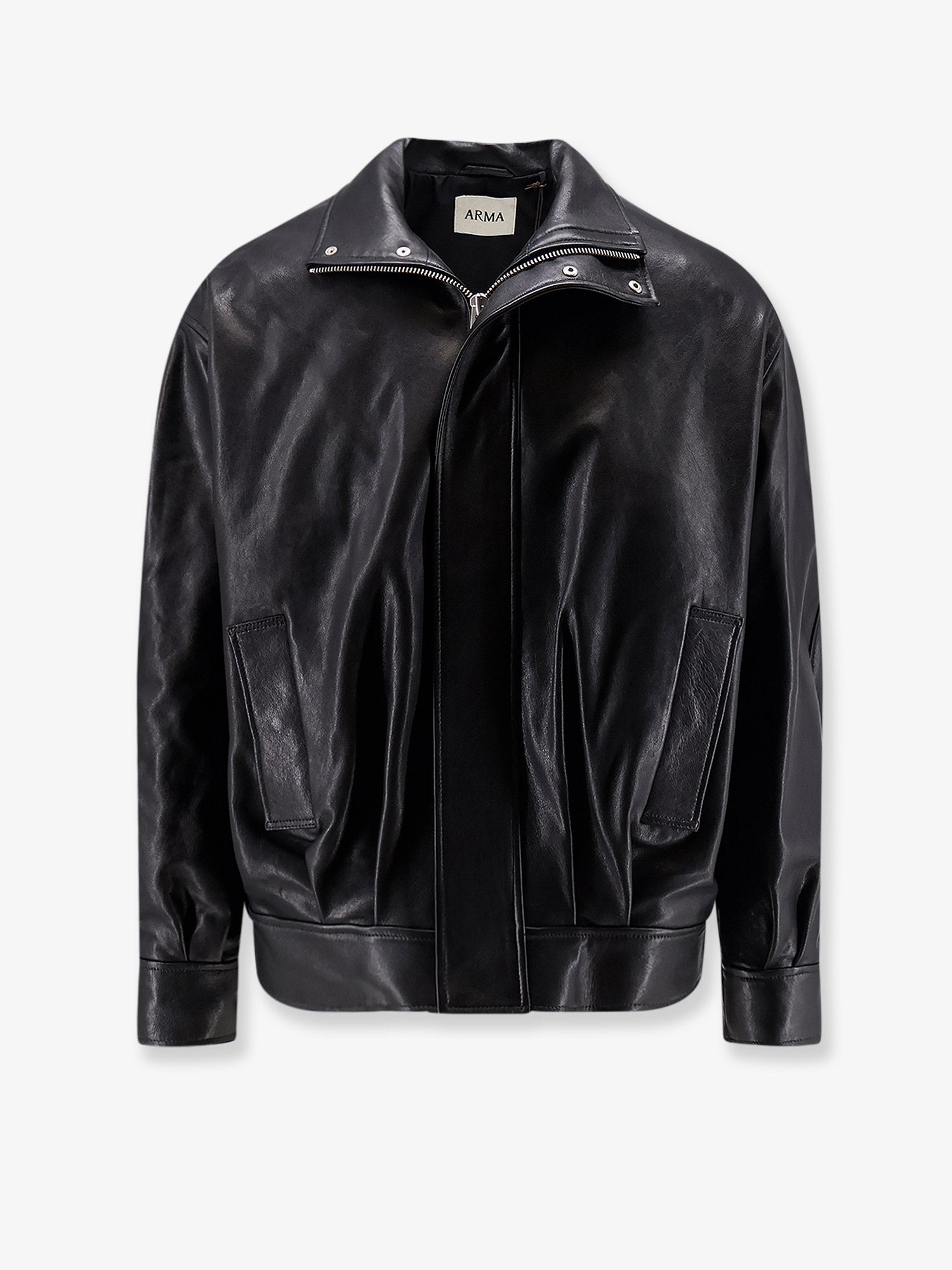 [Arma] Leather Jacket FW26 010G26606105BLACK