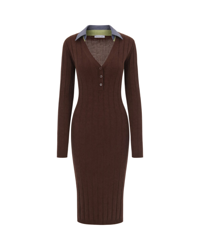 [Patrizia Pepe] Long sleeve dress FW26 8A0372KK021J521
