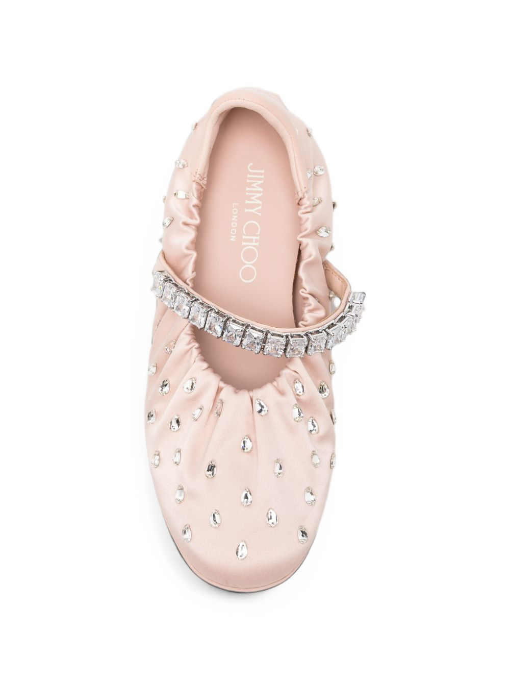 [Jimmy Choo] Flat shoes FW26 JADEBALLERINAQEPMACARON/CRYSTAL