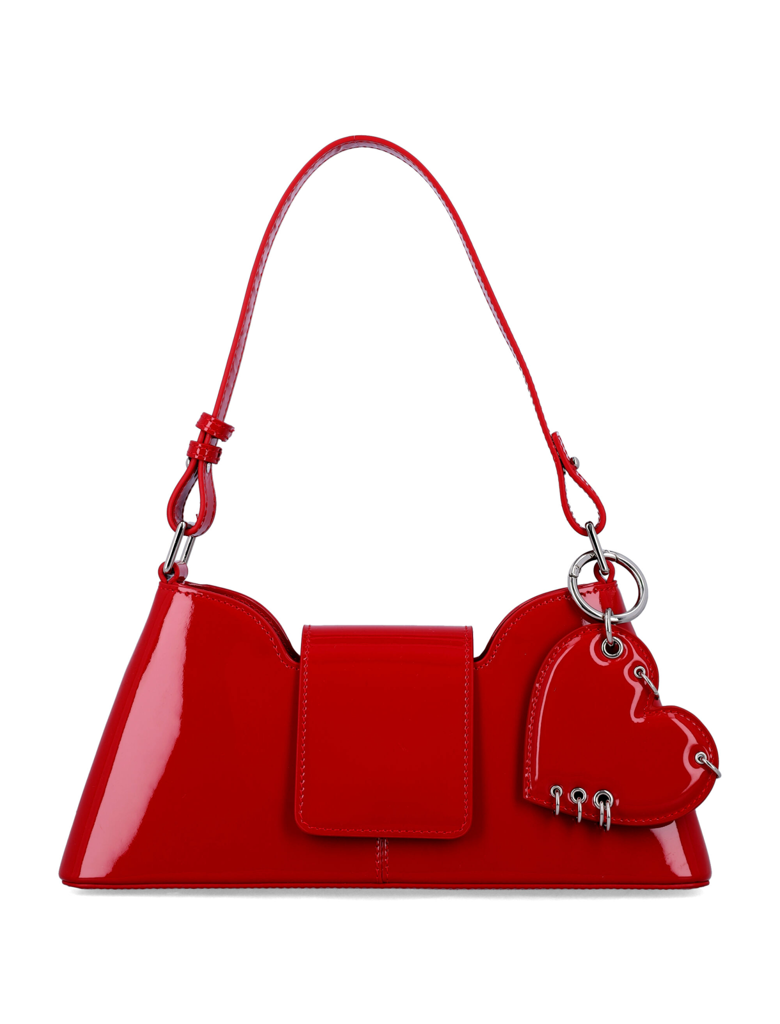 [JUSTINE CLENQUET] Shoulder bag FW26 MARLAKEYCHAINRED LIPSTI