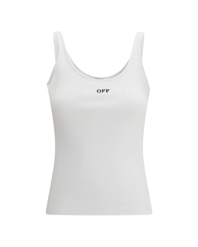 [Off White] Tank top FW26 2FA00672TW102