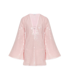 [OSEREE] Long sleeve dress FW26 AKF268BUBBLE PINK