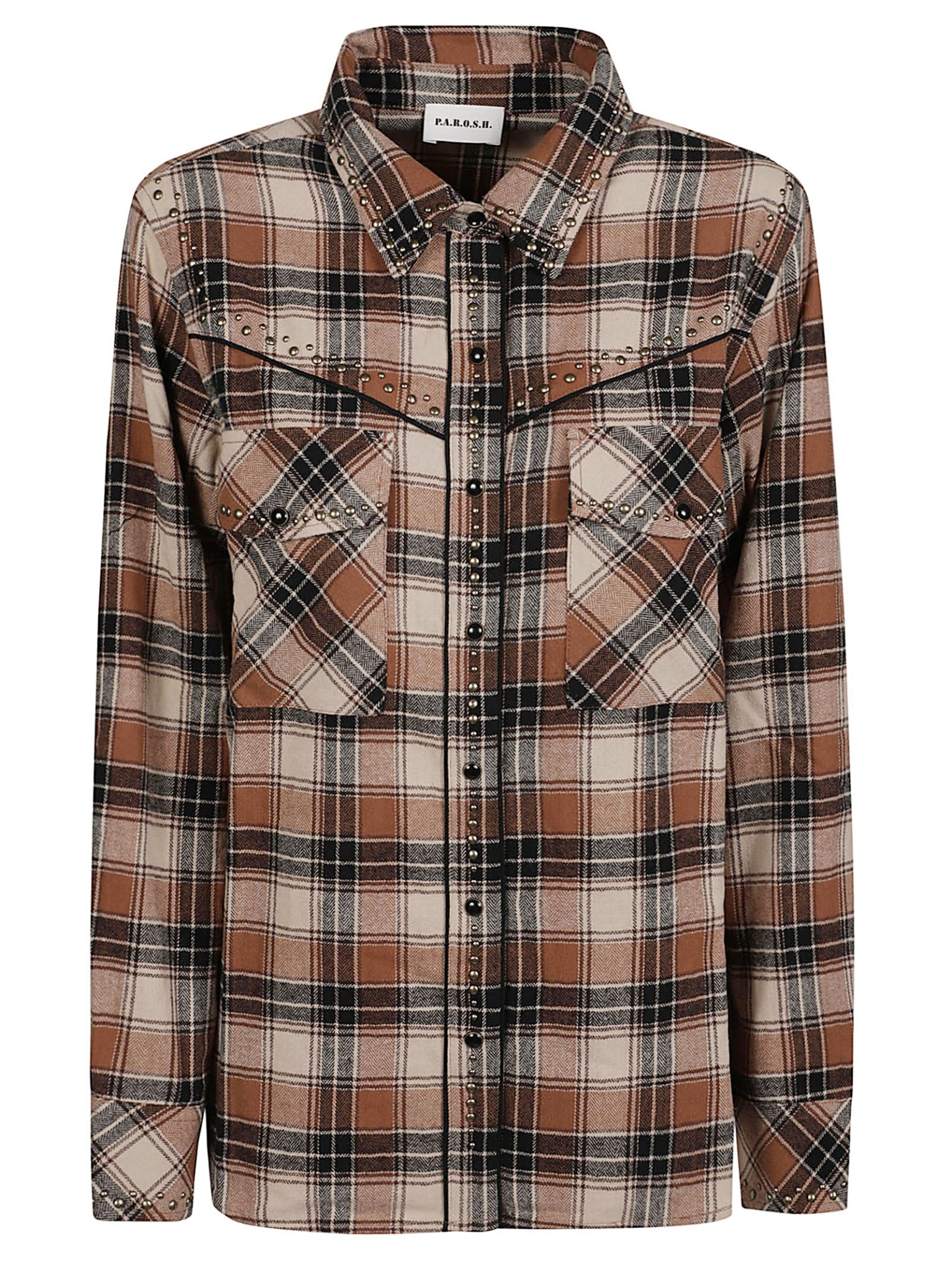 [PAROSH] Shirts Long Sleeve FW26 D380658BCOWBOY