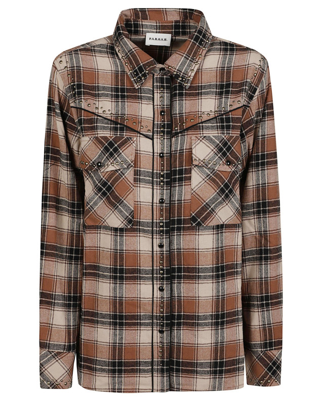[PAROSH] Shirts Long Sleeve FW26 D380658BCOWBOY