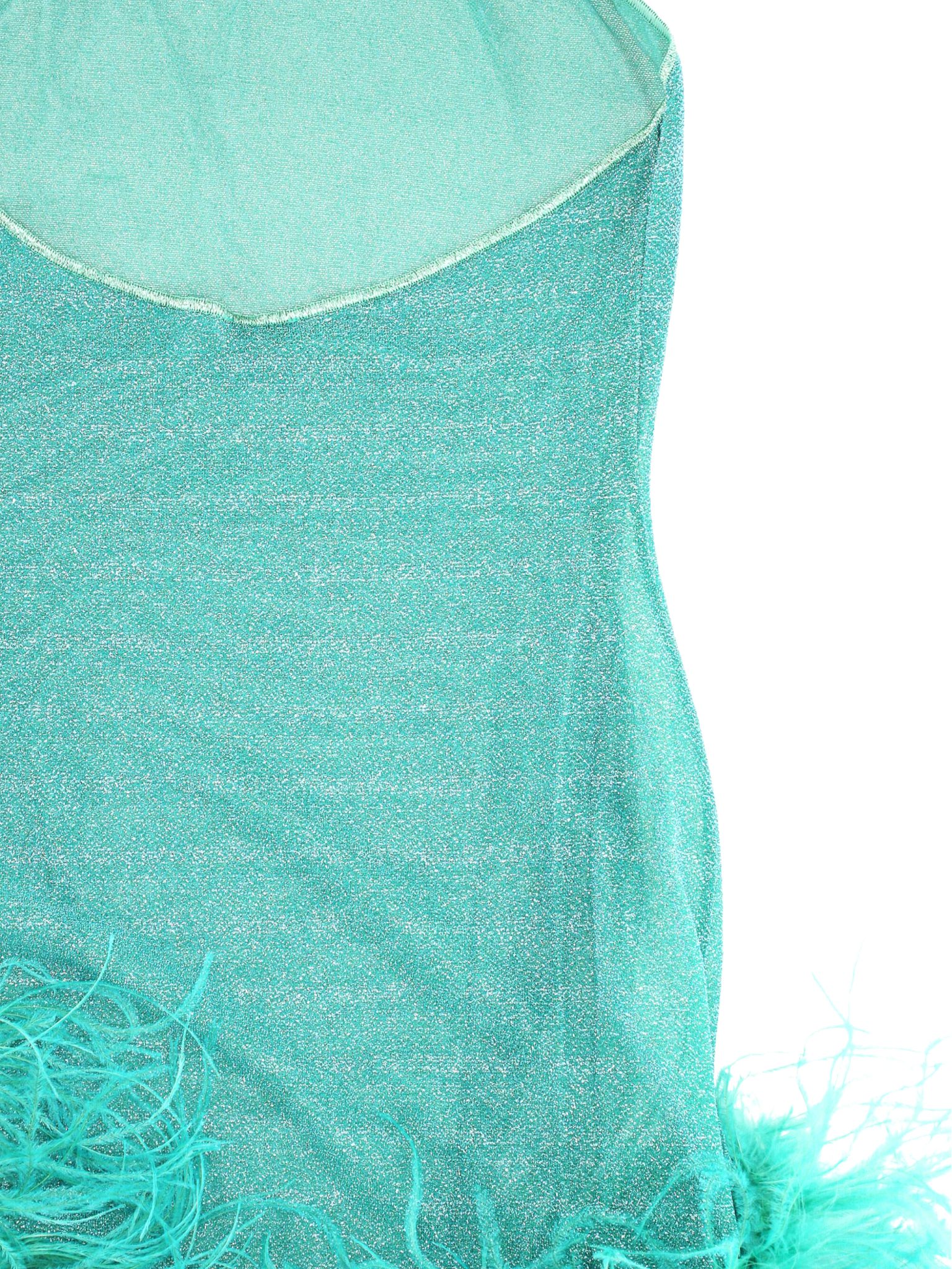 [OSEREE] Sleeveless dress FW26 LLTF268SEA TURQUOISE