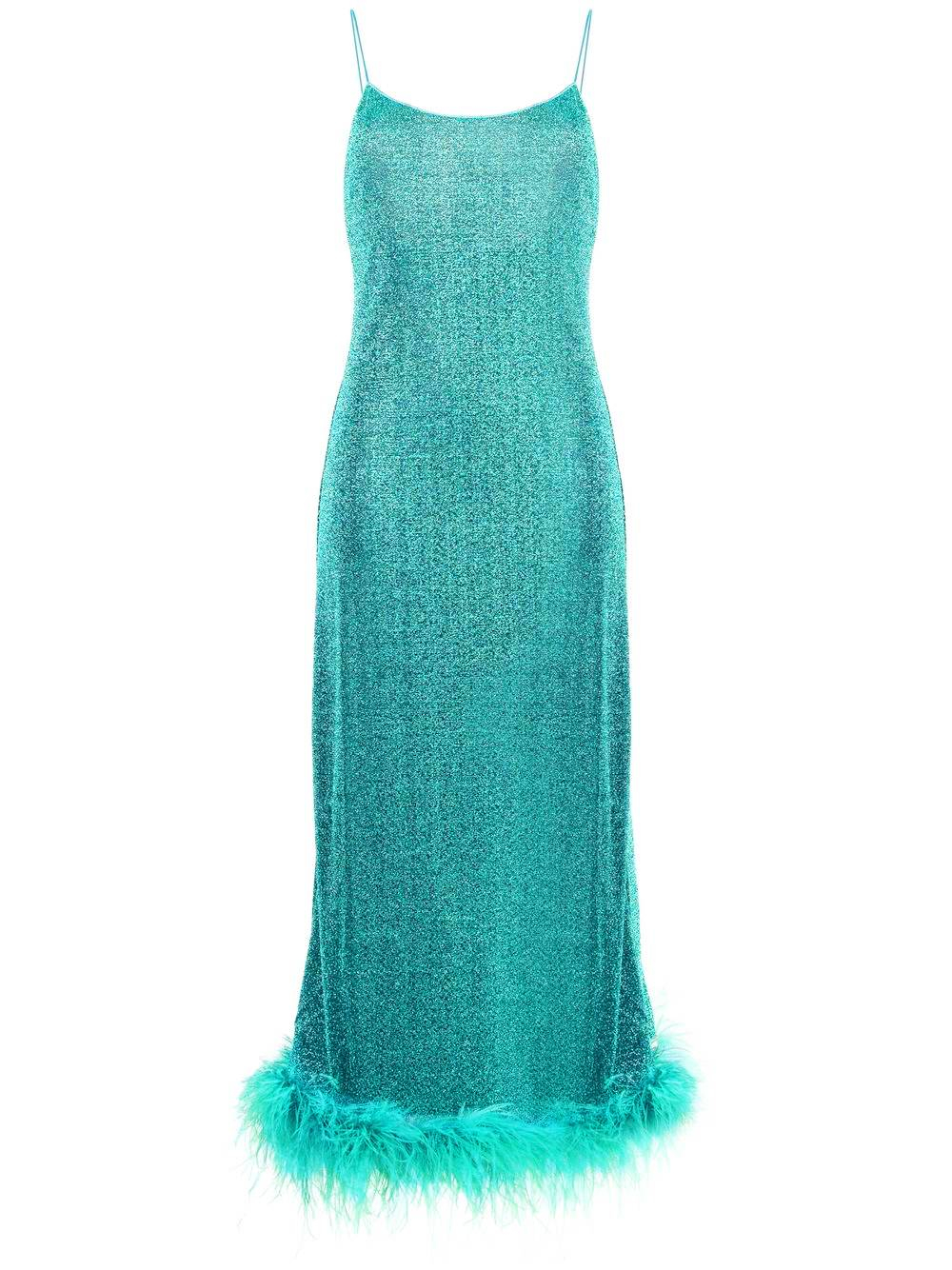 [OSEREE] Sleeveless dress FW26 LLS238SEA TURQUOISE