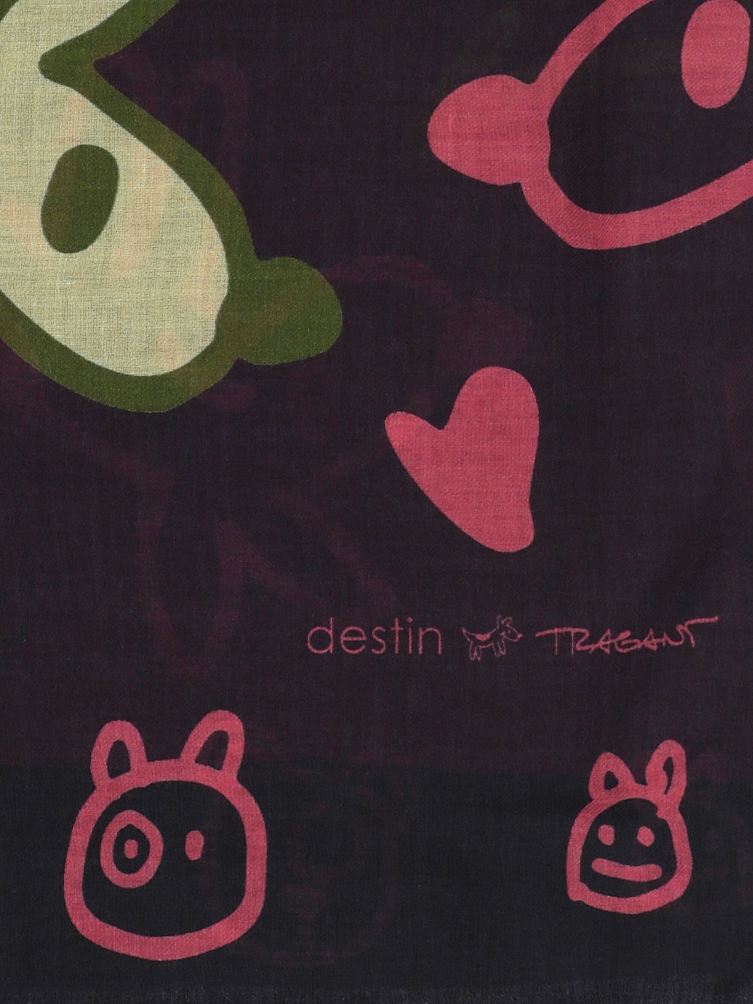 [Destin] Scarf FW26 DTALVQUALOPPLUM