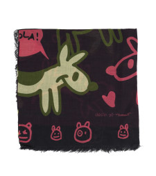 [Destin] Scarf FW26 DTALVQUALOPPLUM