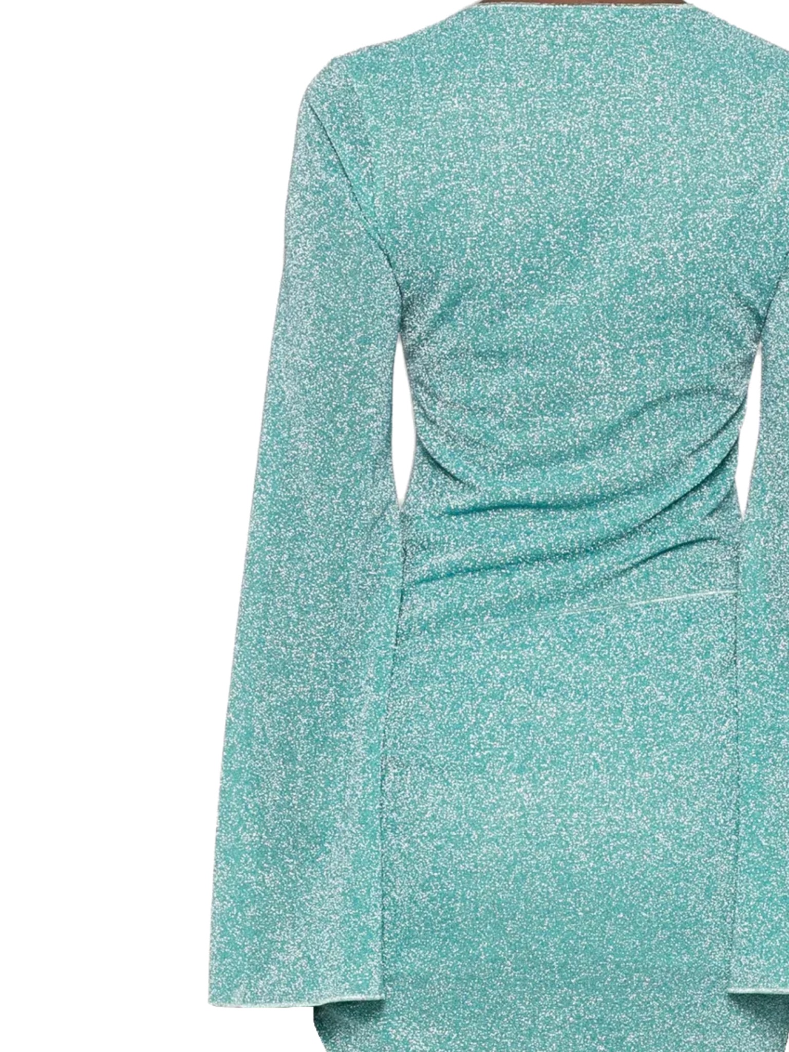 [OSEREE] Long sleeve dress FW26 LKF268SEA TURQUOISE