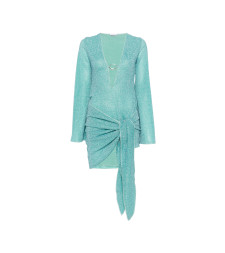 [OSEREE] Long sleeve dress FW26 LKF268SEA TURQUOISE