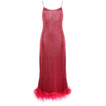 [OSEREE] Sleeveless dress FW26 LLS238CORAL