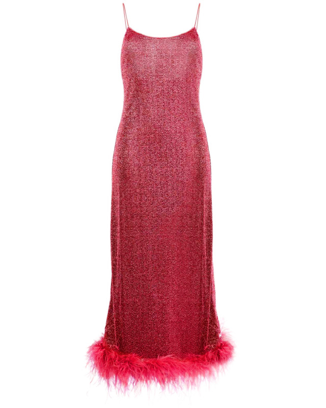 [OSEREE] Sleeveless dress FW26 LLS238CORAL