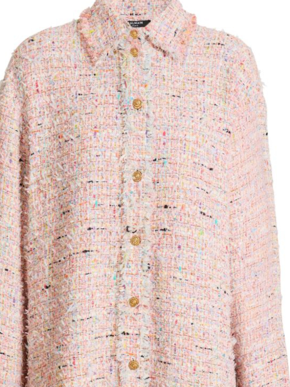 [Balmain] Shirts Long Sleeve FW26 HF1HD005XM17AAA