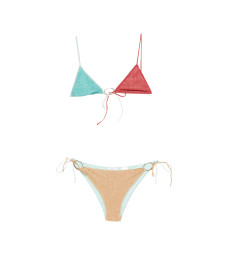 [OSEREE] Swimsuit FW26 LGF246SEA TURQUOISE-CORAL-GOLD
