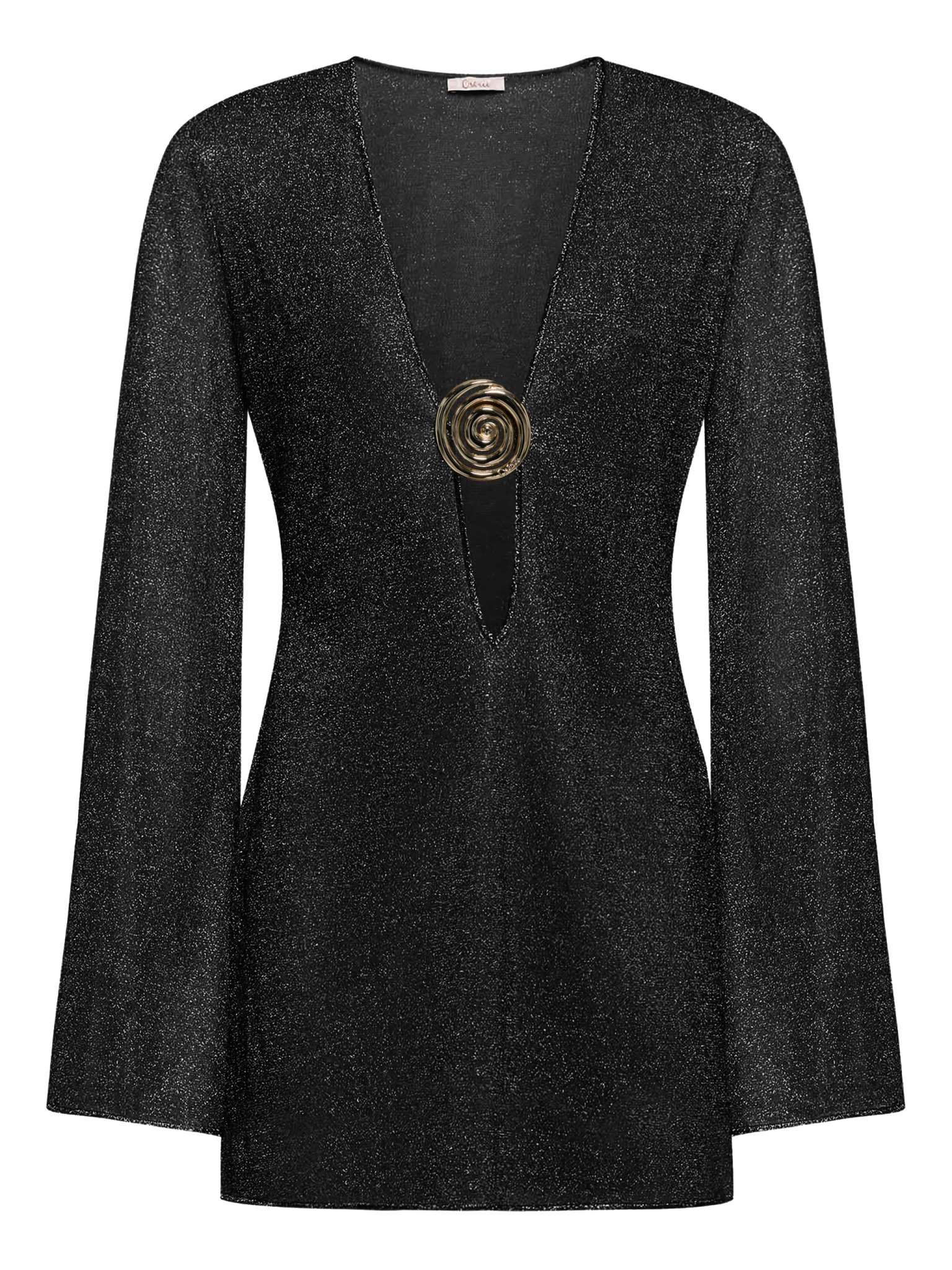 [OSEREE] Long sleeve dress FW26 MKF268BLACK